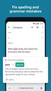 grammarly grammar keyboard 3