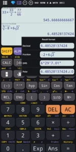 scientific calculator plus advanced 991 calc 6