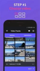 video compressor panda resize compress video 3